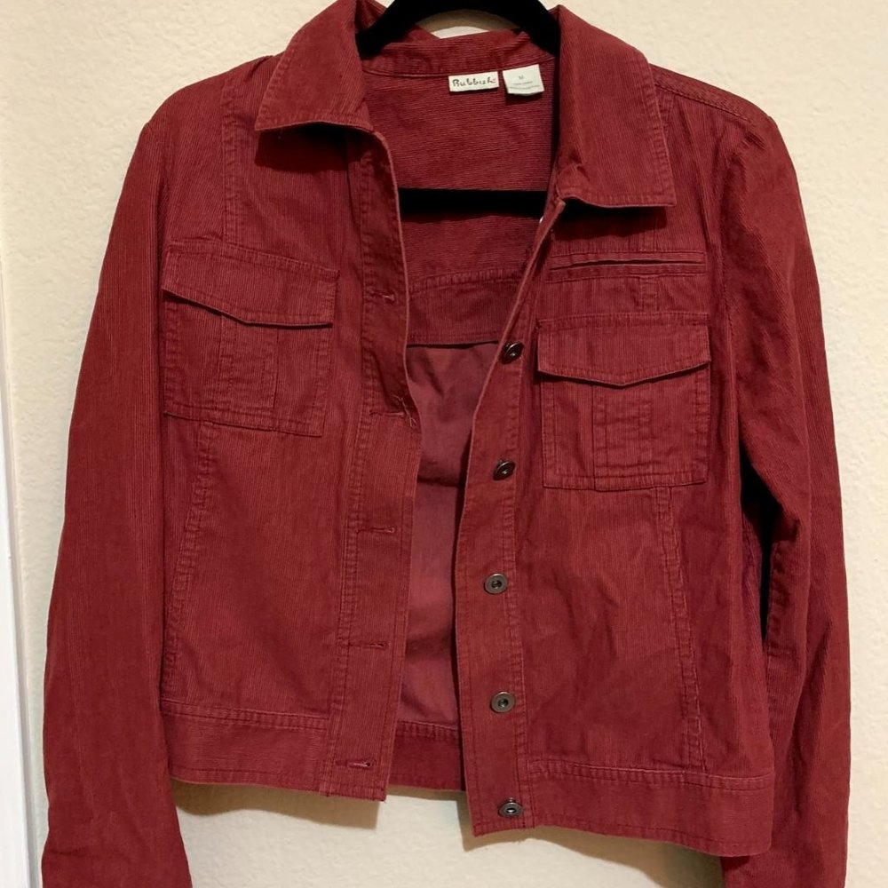 Maroon Corduroy Jacket